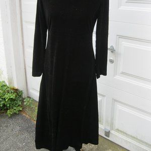Sz 12 Jessica Holbrook stretch velvet dress